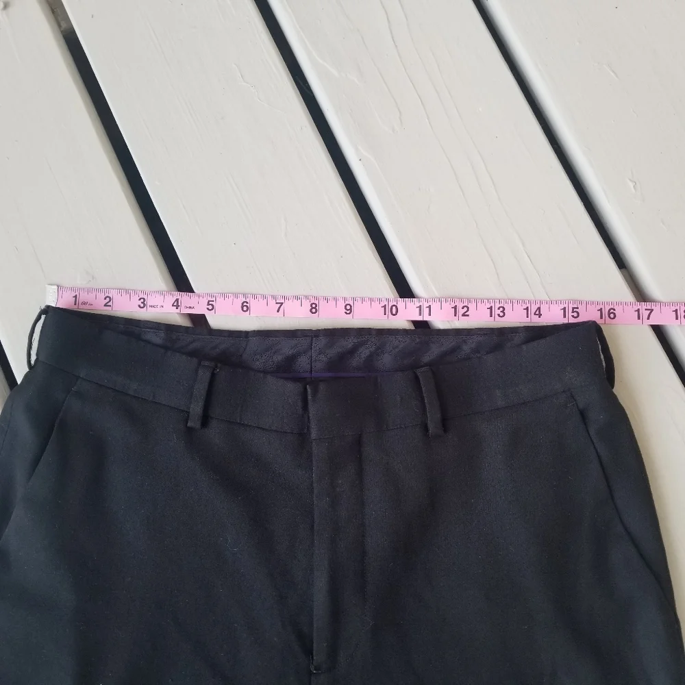 32 X 29 black mens slacks